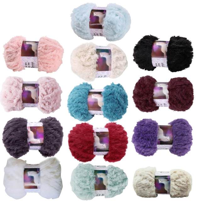 Fluffy Yarn Crochet, Thread Knitting Fluffy