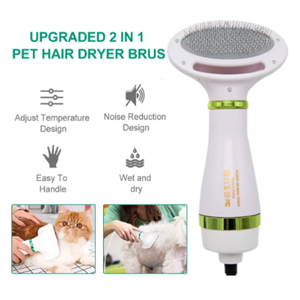 2In1 Portable Pet Dog Dryer Dog Hair Dryer And Comb Brush Pet