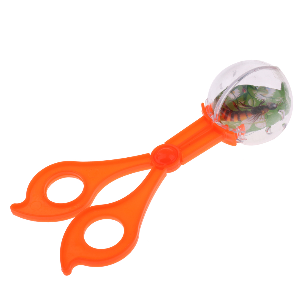 14.5cm Reptile Terrarium Spider Cricket Insects Catch Clamp Anti Bug Trap Aquarium Litter Feeding Cleaning Tools Random Color