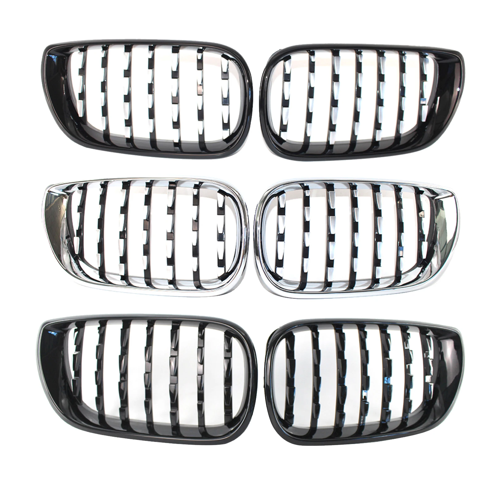 Auto Front Kidney Grille for BMW 3 Series E46 4 Door 2002 2003 2004 2005