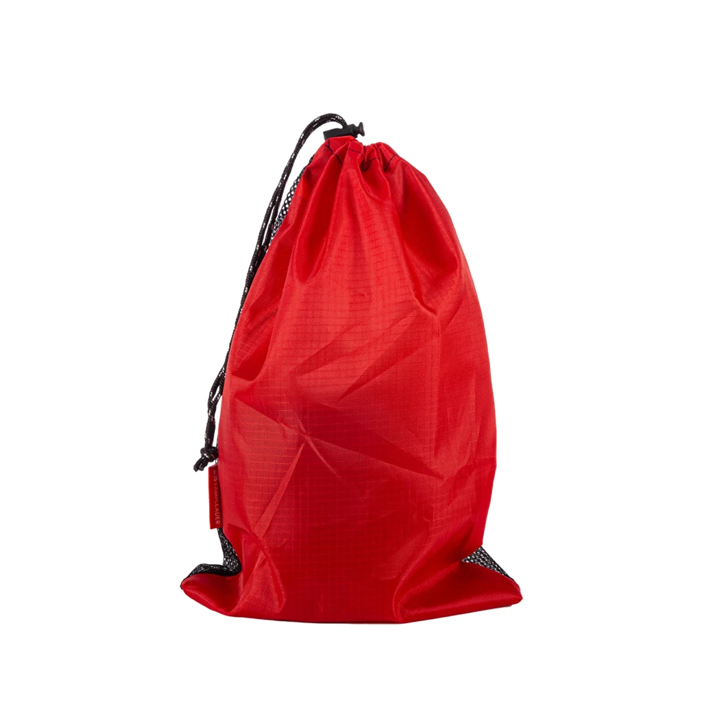 Drawstring Storage Bags Stuff Sack Organizer Pouch, Water-Resistant Space Saving Gear for Camping, Traveling, and Outdoors