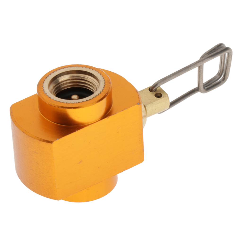 Camping Stove Adapter Propane Small Tank Valve Outdoor Cylinder Canister Adapter for Camping Hiking Backpacking Fishing Stoves