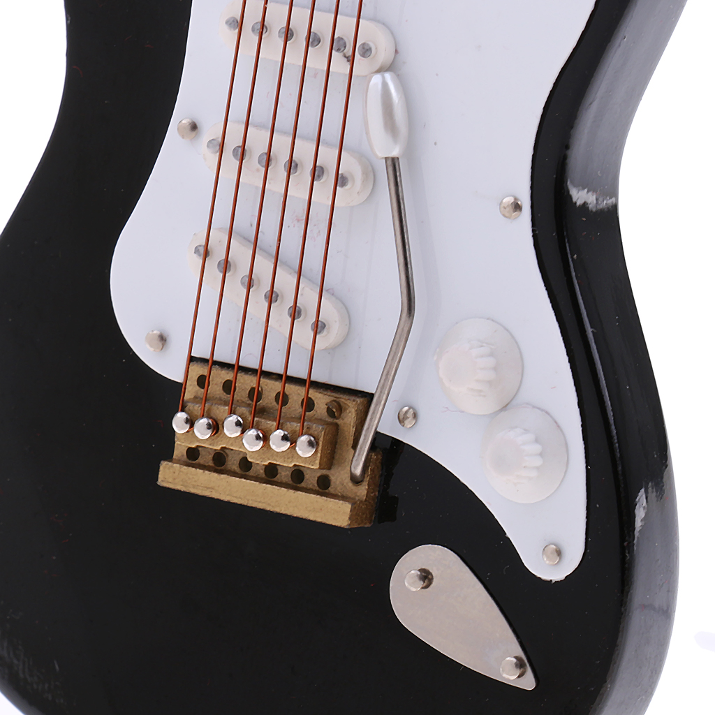 MagiDeal 1/6 Scale Wood Electric Guitar Model for 12 Inch Action Figure Accessory Kids Toys