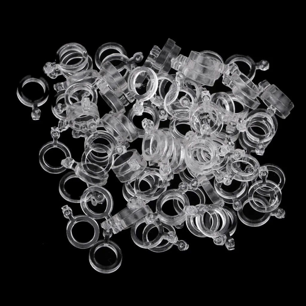 100pcs Pellet Bait Lure Band Elastic Elastic Rubber Ring Baitbands for Carp