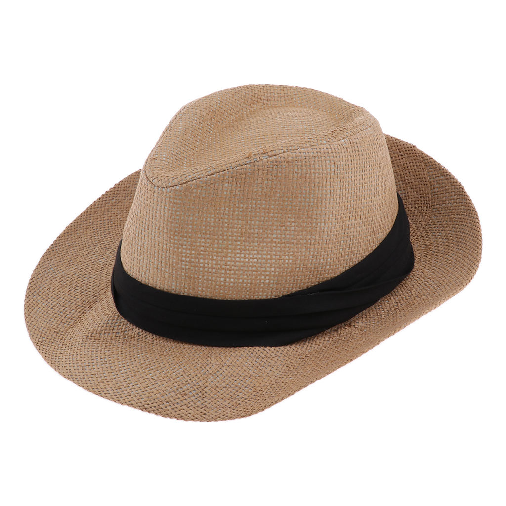 Straw Beach Sun Hat Classic Panama Hat Summer Cool Sun Protection Soft Hat
