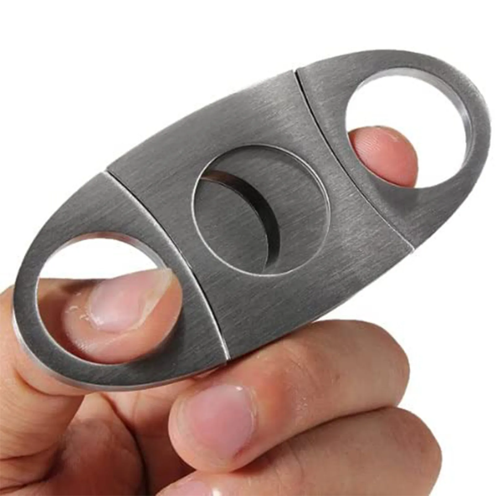 110x64x20mm Cohiba Stainless Steel Cigar Cutter Portable For Smoker Gift Box