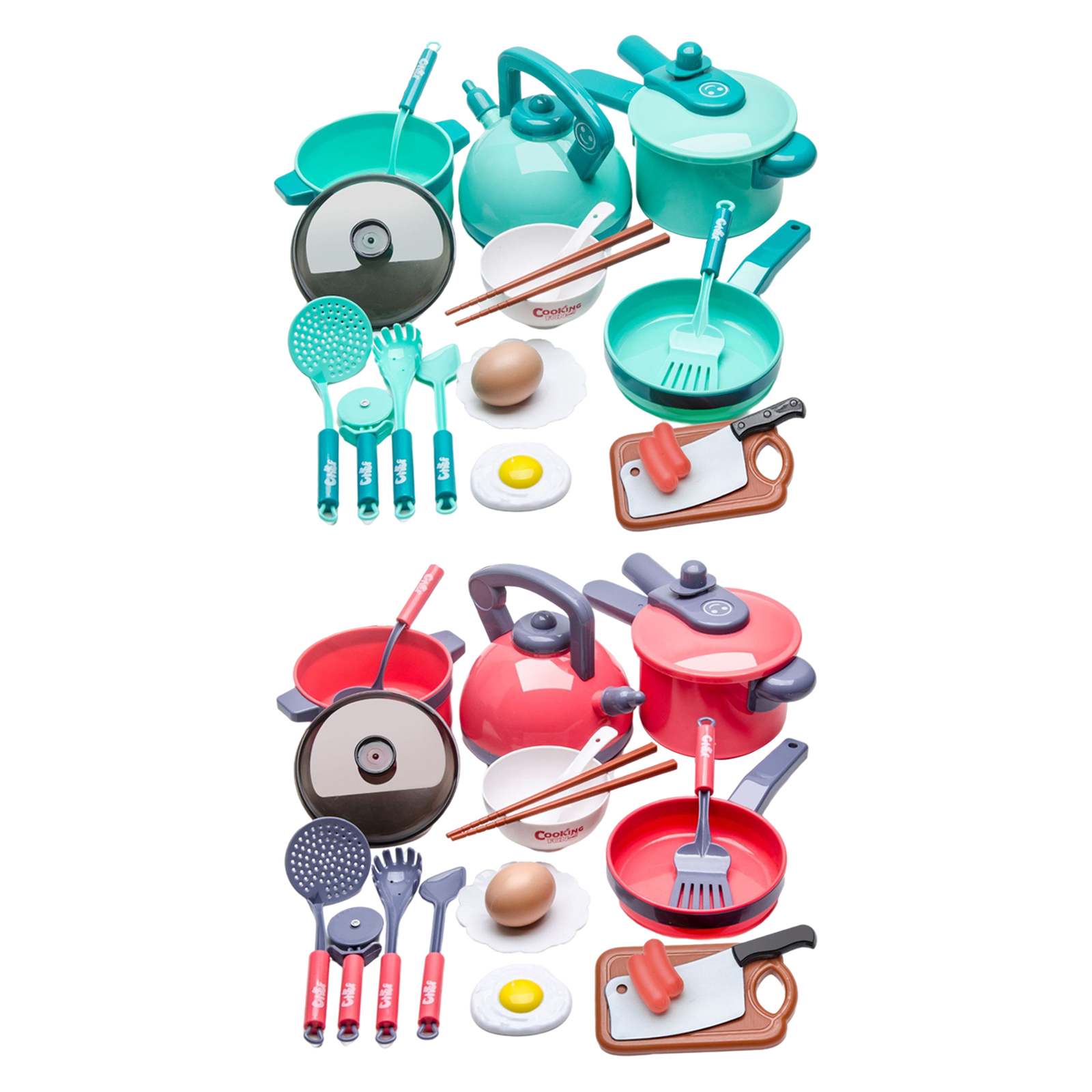 Plastic Kitchen Utensils for Pretend Play Toy Cooking Utensils for Babies
