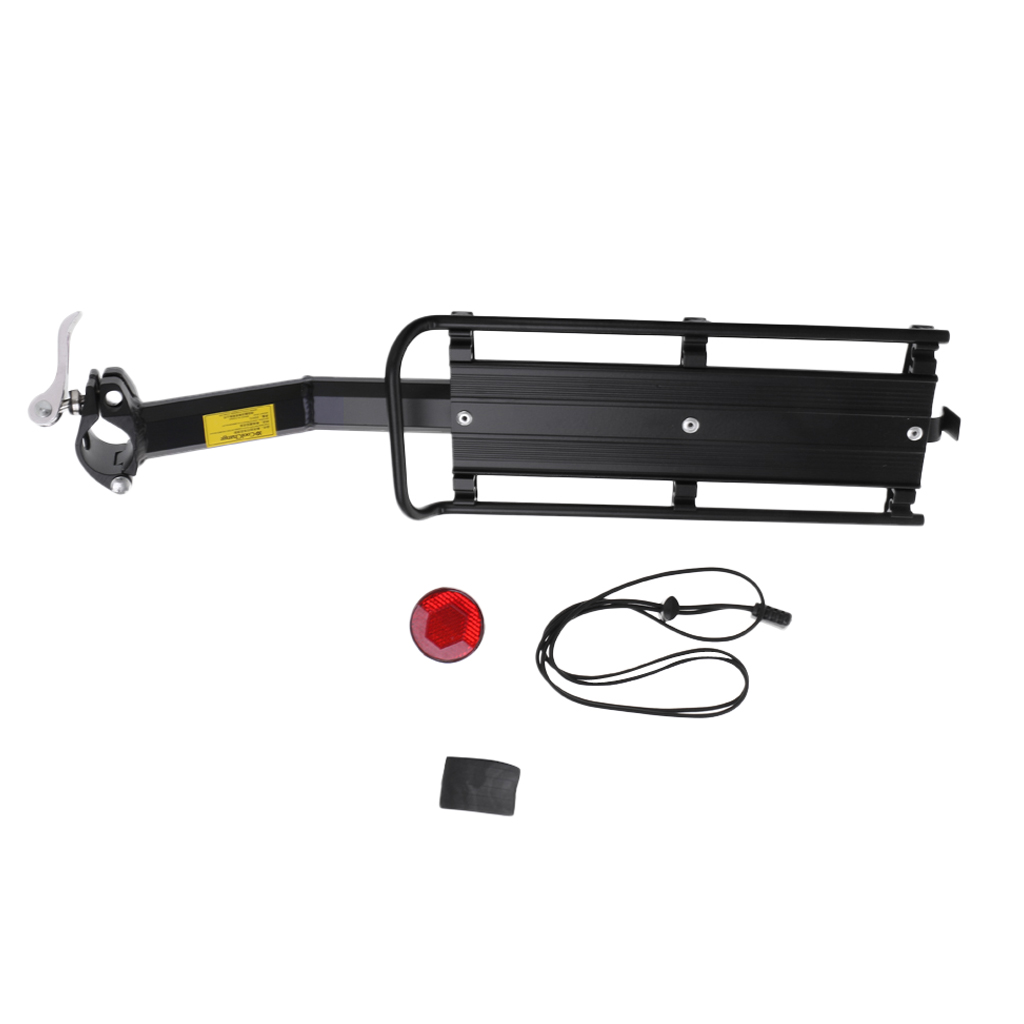 30KG Expandable Cycling Bike Bicycle Rear Rack Luggage Carrier Rack Shelf Bracket Seat Post Mount Bike Cargo Rack