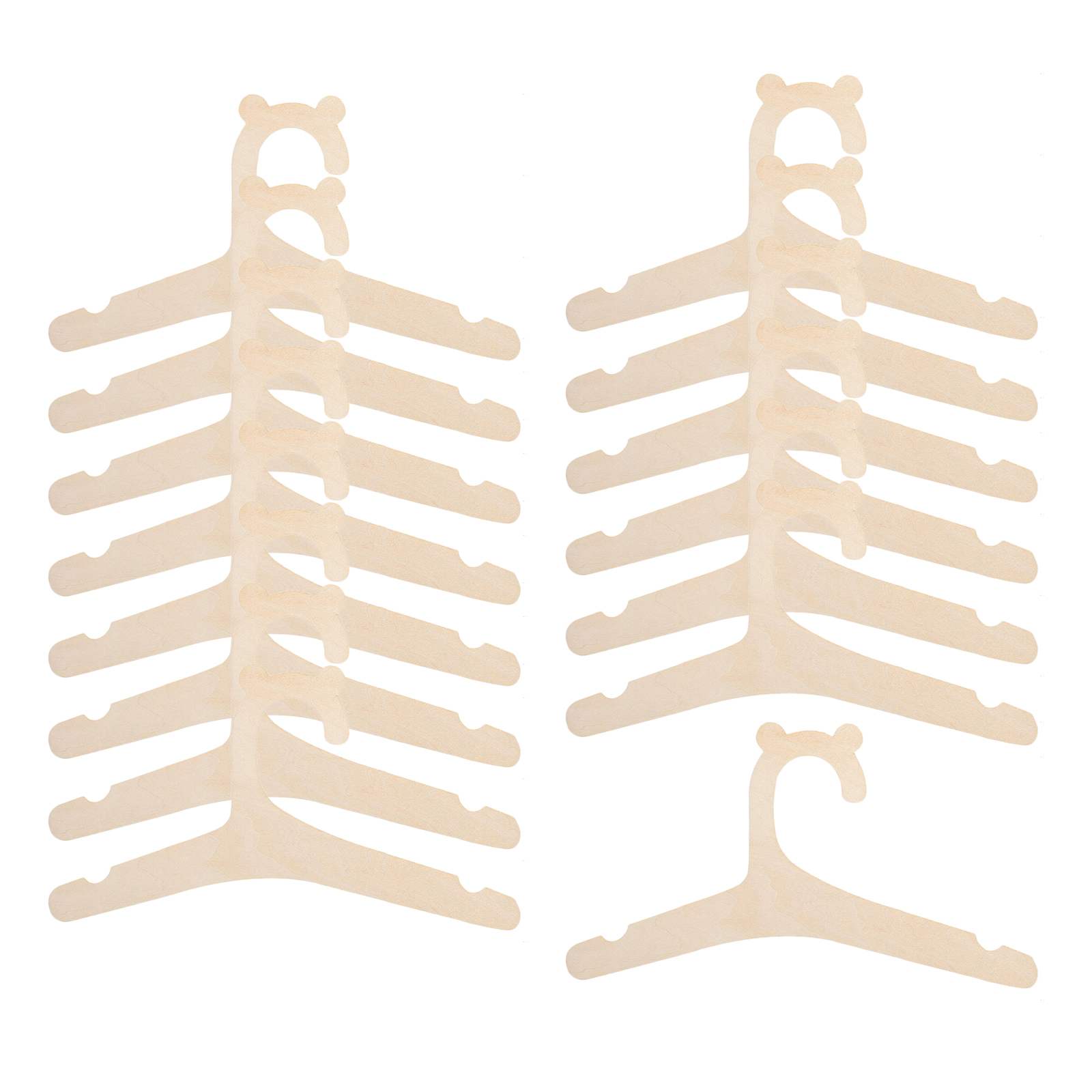 10Pcs/5Pcs Baby Clothes Hangers Shirt Towel Clothing Hanging Racks for Cabinet Decor