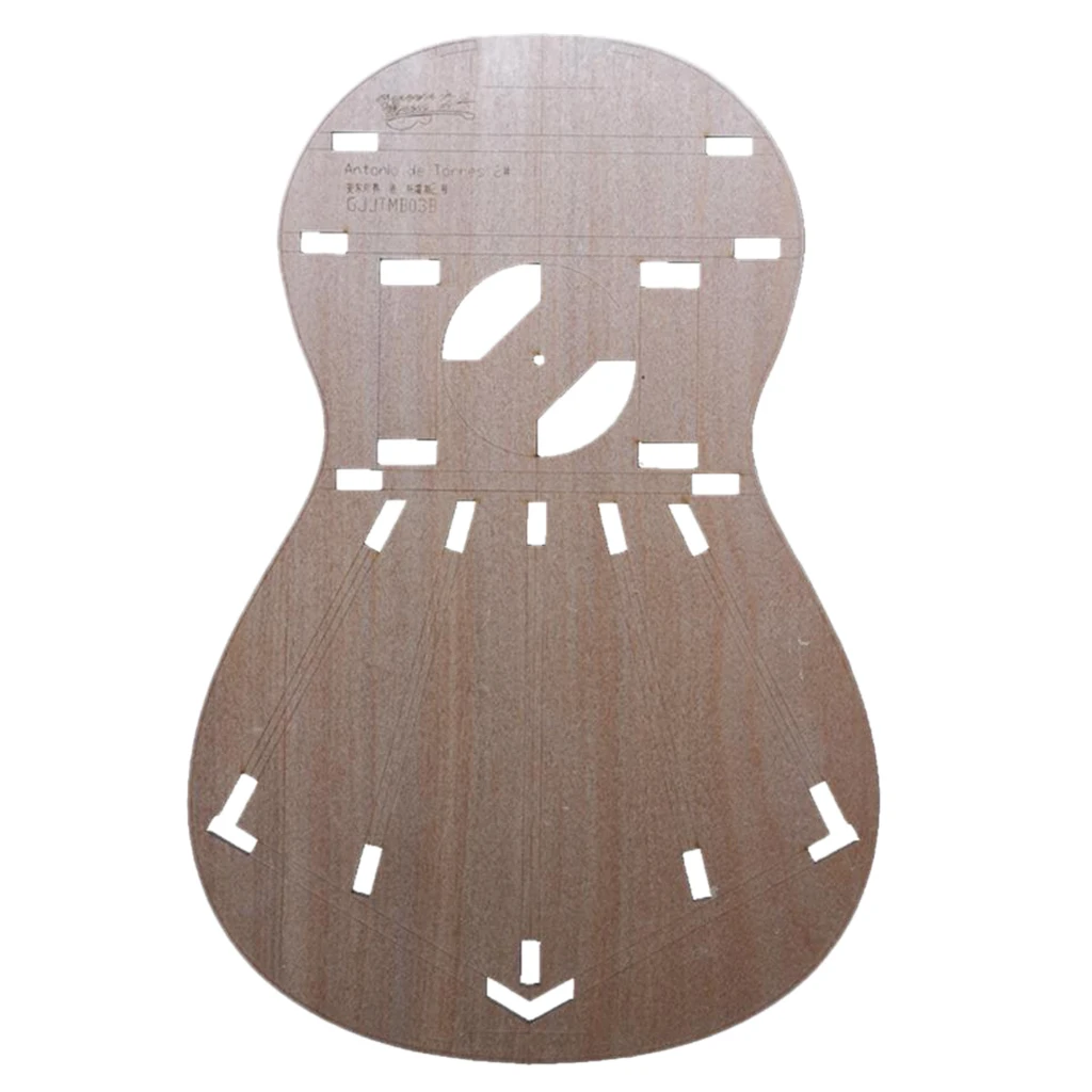 Classical Guitar Layout Template for Torres 2 - Guitar Building