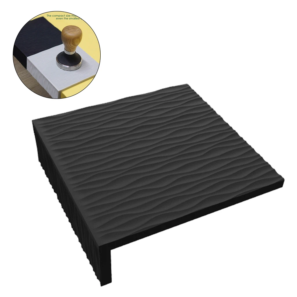 Espresso Tamping Mat - Silicone Corner Tamper and Packing Mats to Protect Your Worktop