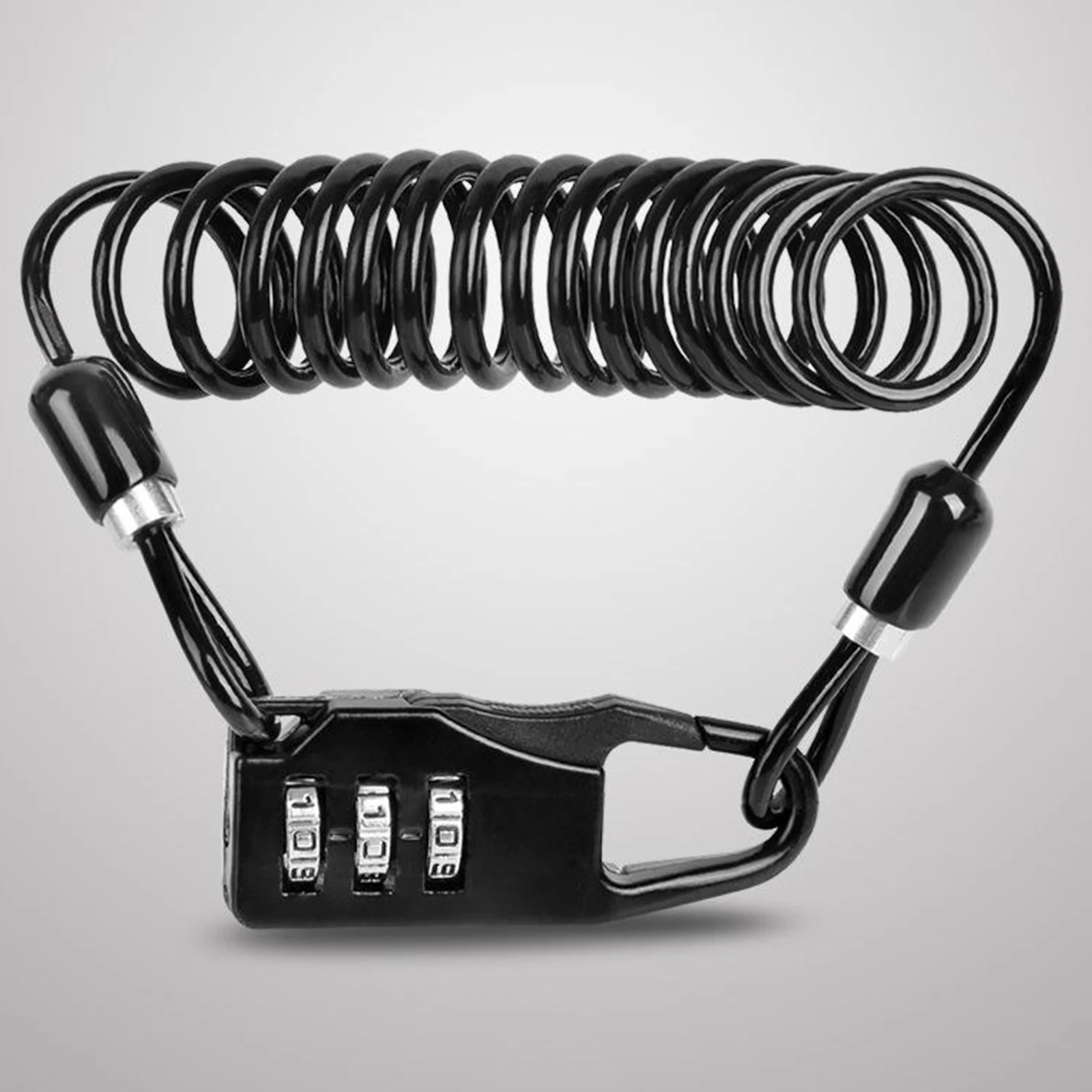 Lock, Combination PIN Locking Carabiner Device, Secure & Tough, Up to 1.2M/47.2 inches