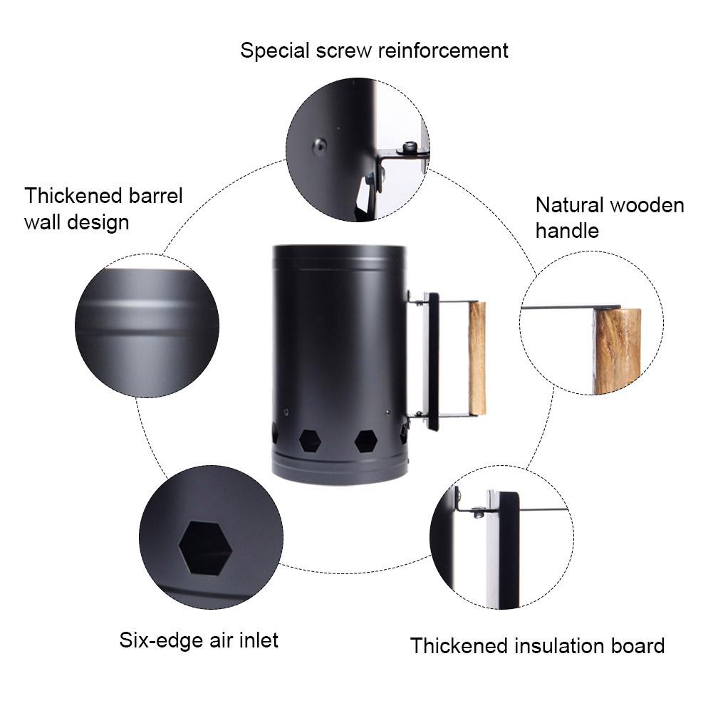 Title 4, Schnelle Holzkohle Zündung Barrel Carbon Herd O...