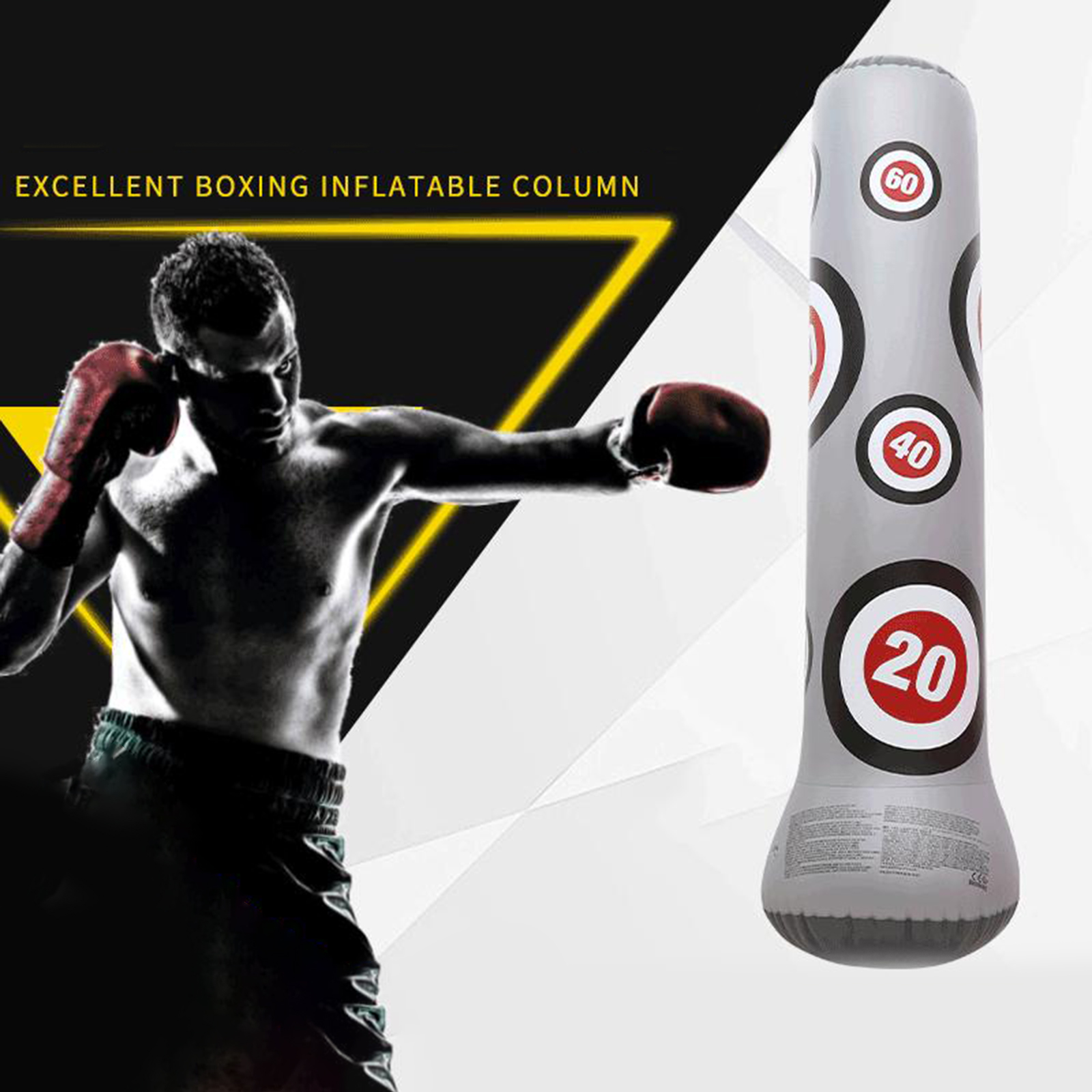 Inflatable Punching Bags Boxing Punch Bag Freestanding Fitness Punching Bag