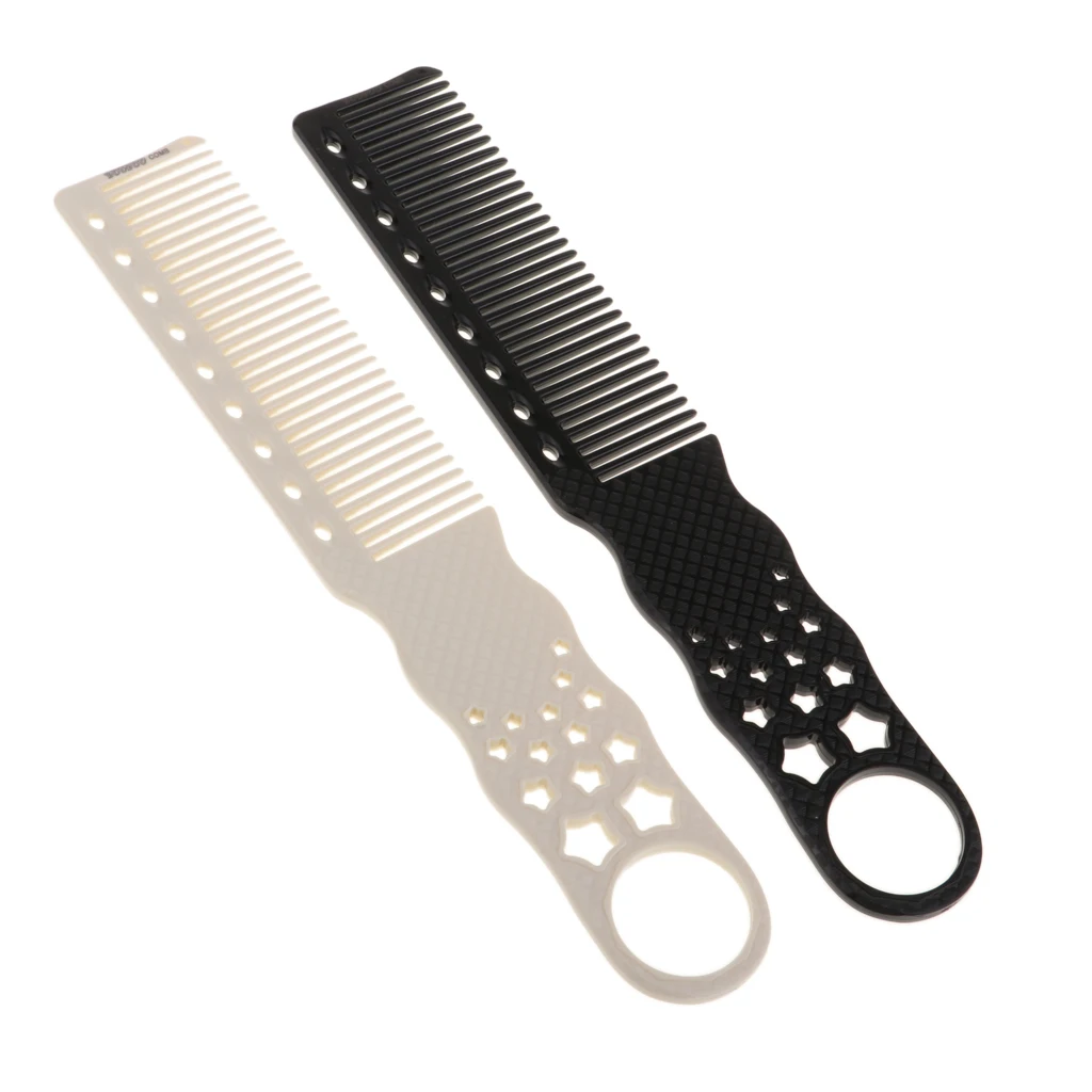 Hairdresser Barber Salon Flat Top  Comb for Styling Cutting Detanging