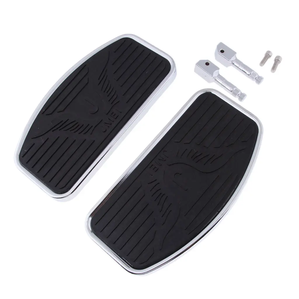 2 Pieces Motorcycle Front Rider Footboard Floorboard for Honda VTX 1300 VTX 1800