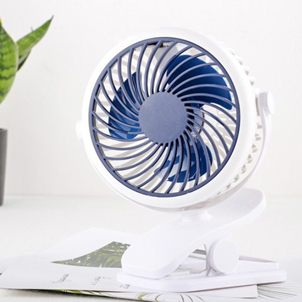 Small Fan Rechargeable USB Powered Mini Clip on Desk Fan USB Fan Portable Cooling USB Fan for Friends Family