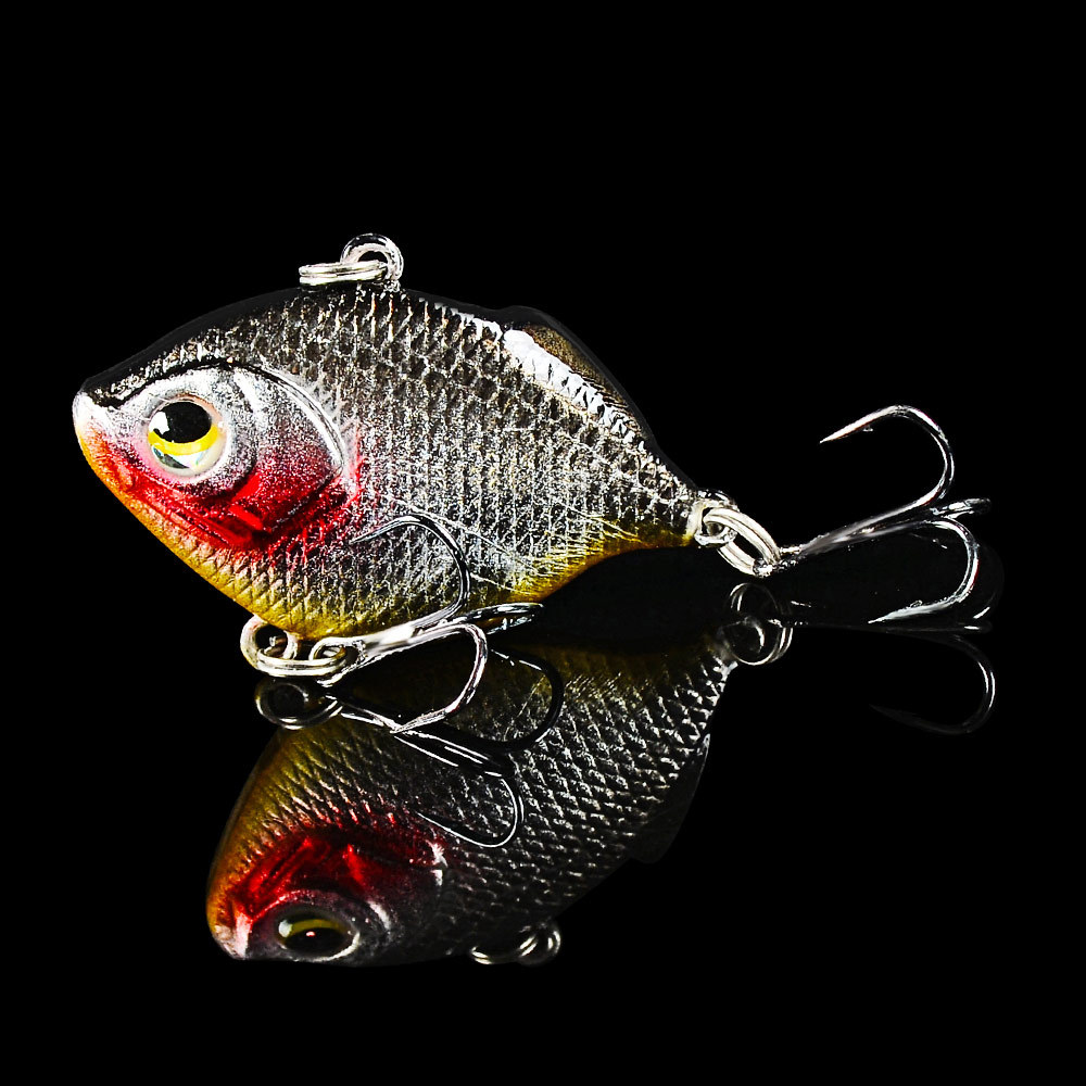 1 PCS Metal VIB Blade Glow Cicada Lure 4.5cm/8.5g Sinking Tail Spinner Baits Bibe for Bass Pike Perch Fishing