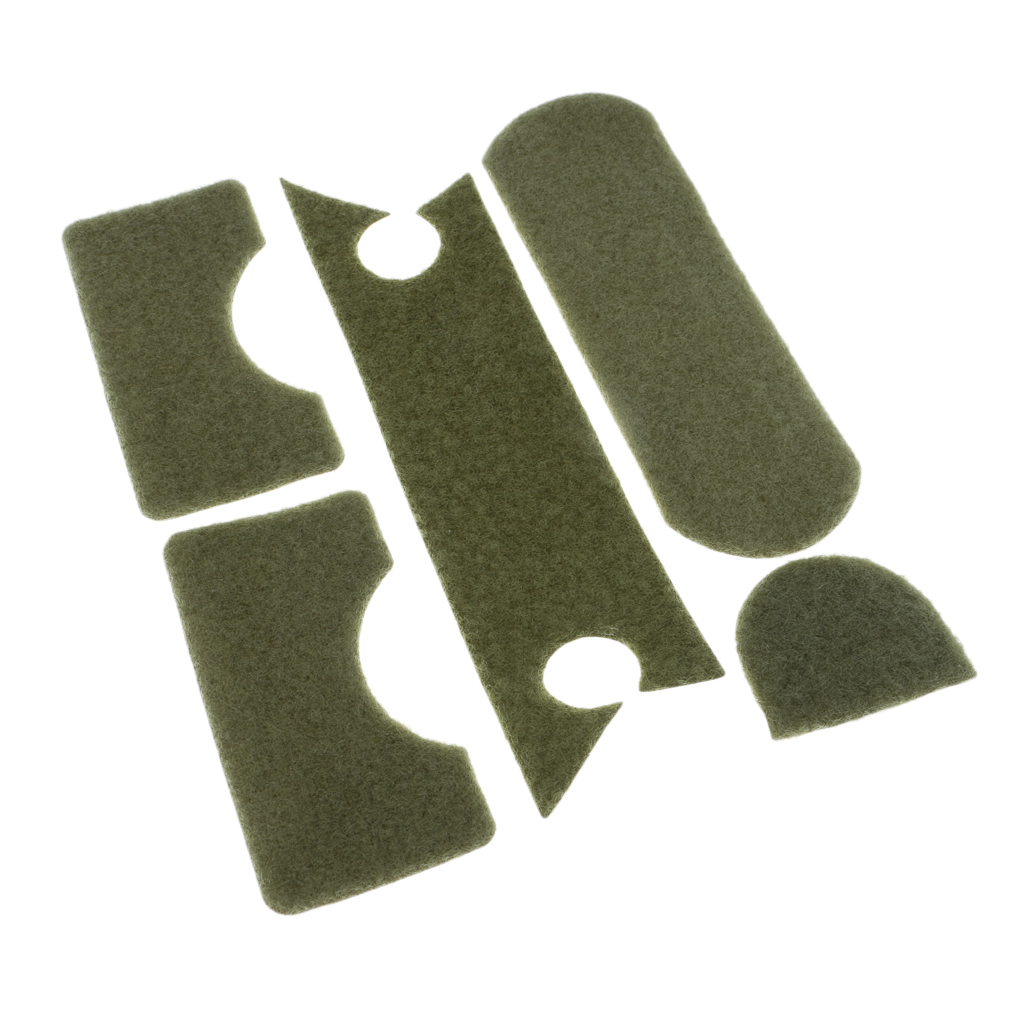 5pcs Helmet Stickers Hook and Loop for IBH Hunting Helmet Accessory