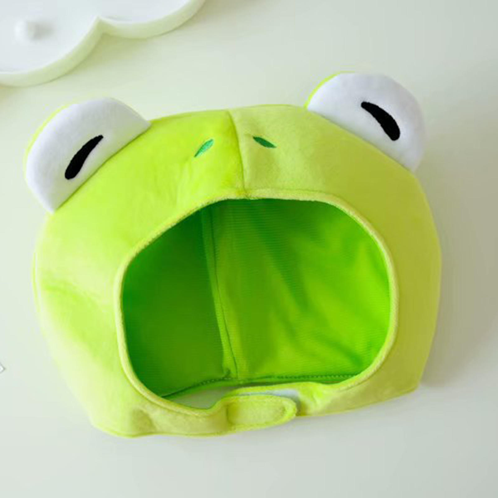 Plush Frog Hat Dress up Animal Big Ears Cute Funny Novelty Cartoon caps Photo Props for Winter Skiing Halloween Cosplay Adults