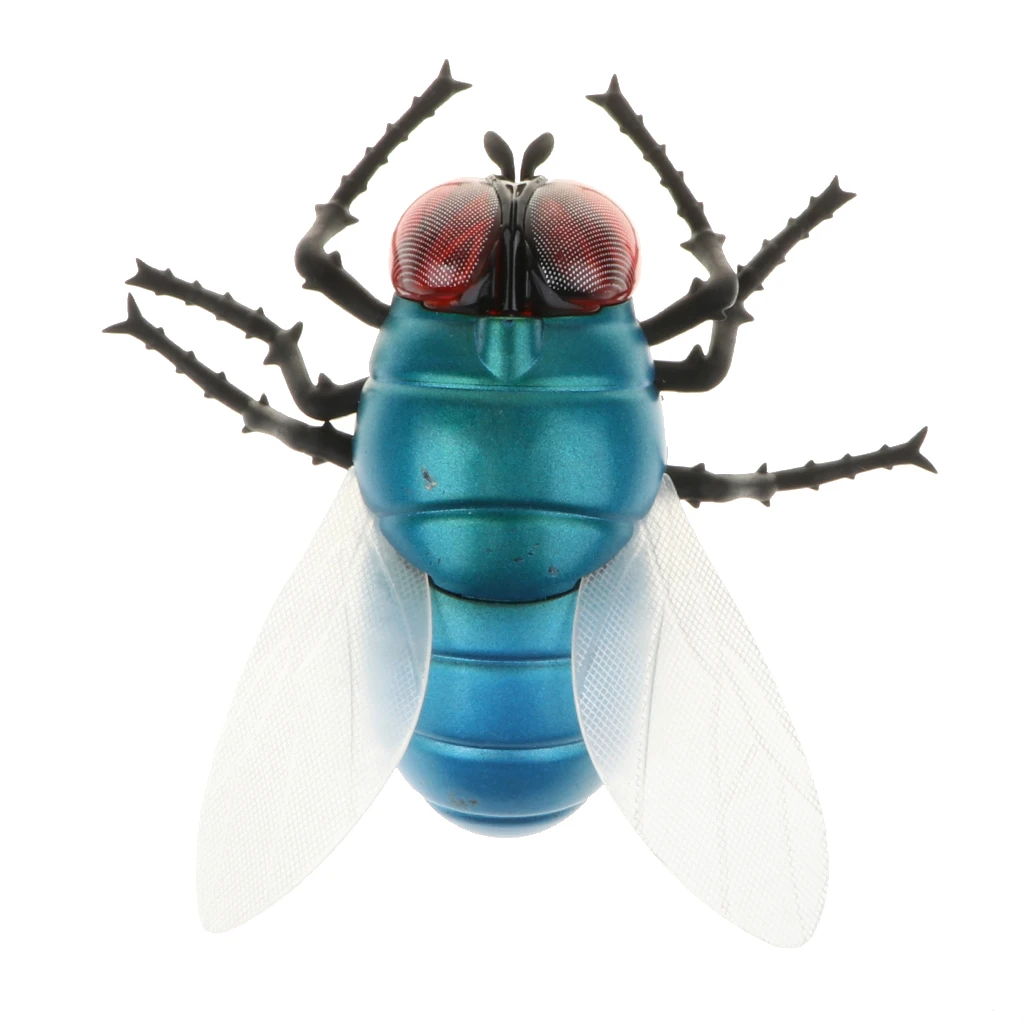 Fun Infrared Remote Control Mock Fake Fly Simulation Animal RC Toy Prank Insects Joke Scary Trick Bugs for Party Game