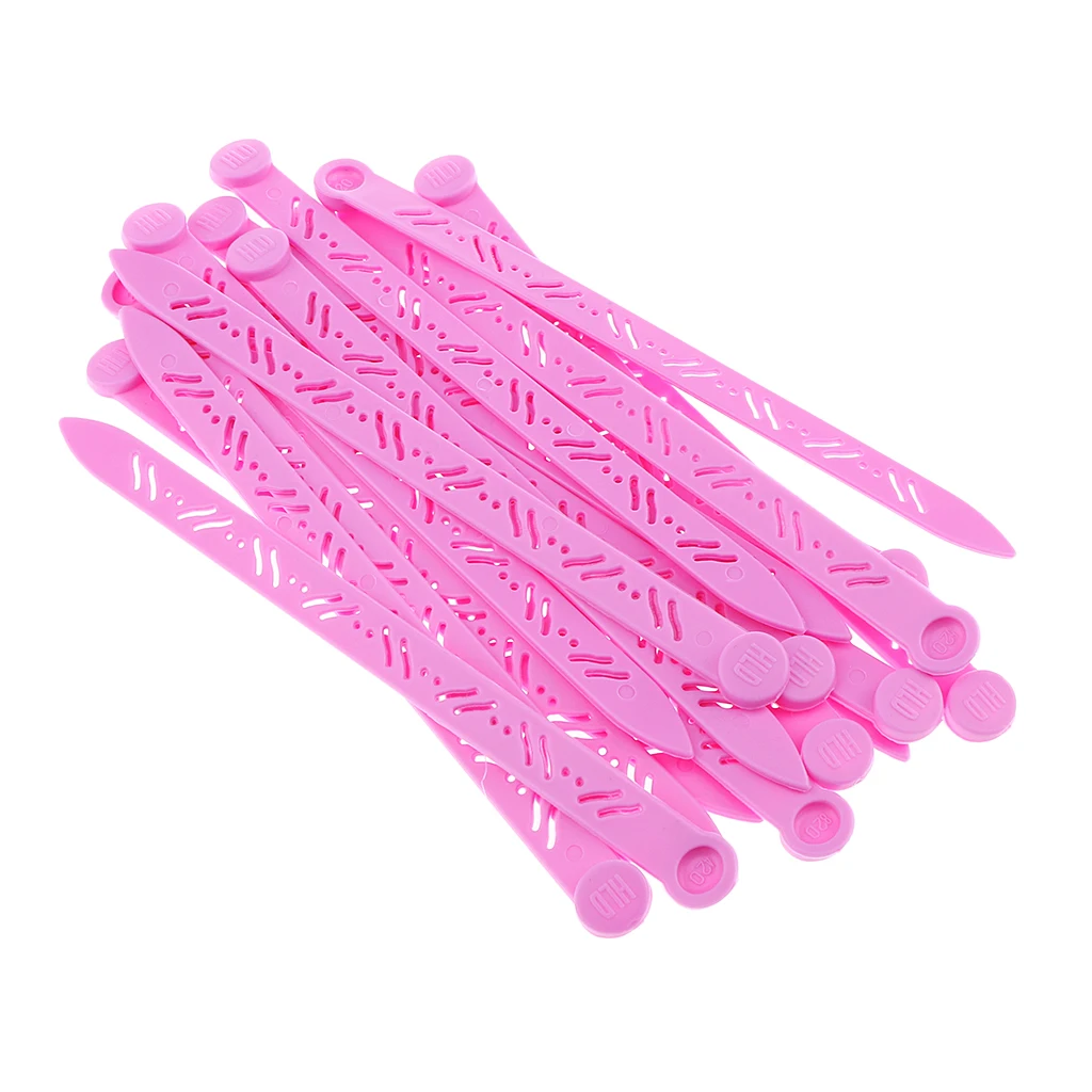 Lot 20 Pieces Long Plastic Roller Pins Hair Roller Picks Hair Curler Pins Rods Styling Tool Random Color