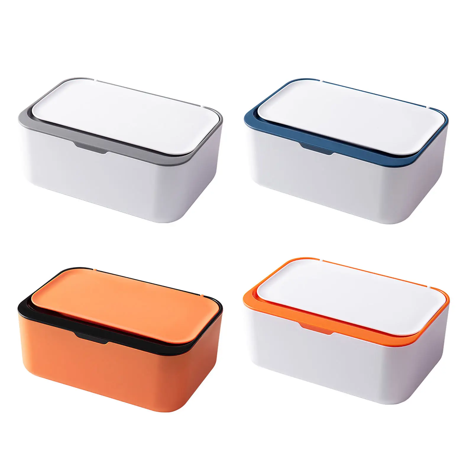 Tissue Box with Lid Large Capacity Removable Tissue Face Cover Storage Holder Napkin Organizer Seal Dustproof for Home Office