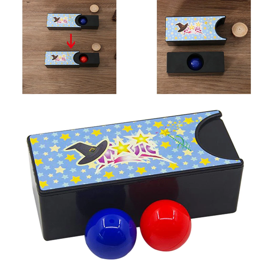 Plastic Box Turning The Red Ball Into The Blue Ball  Tricks Props Close Up  Mystery Box Gimmick Props Classic Toys