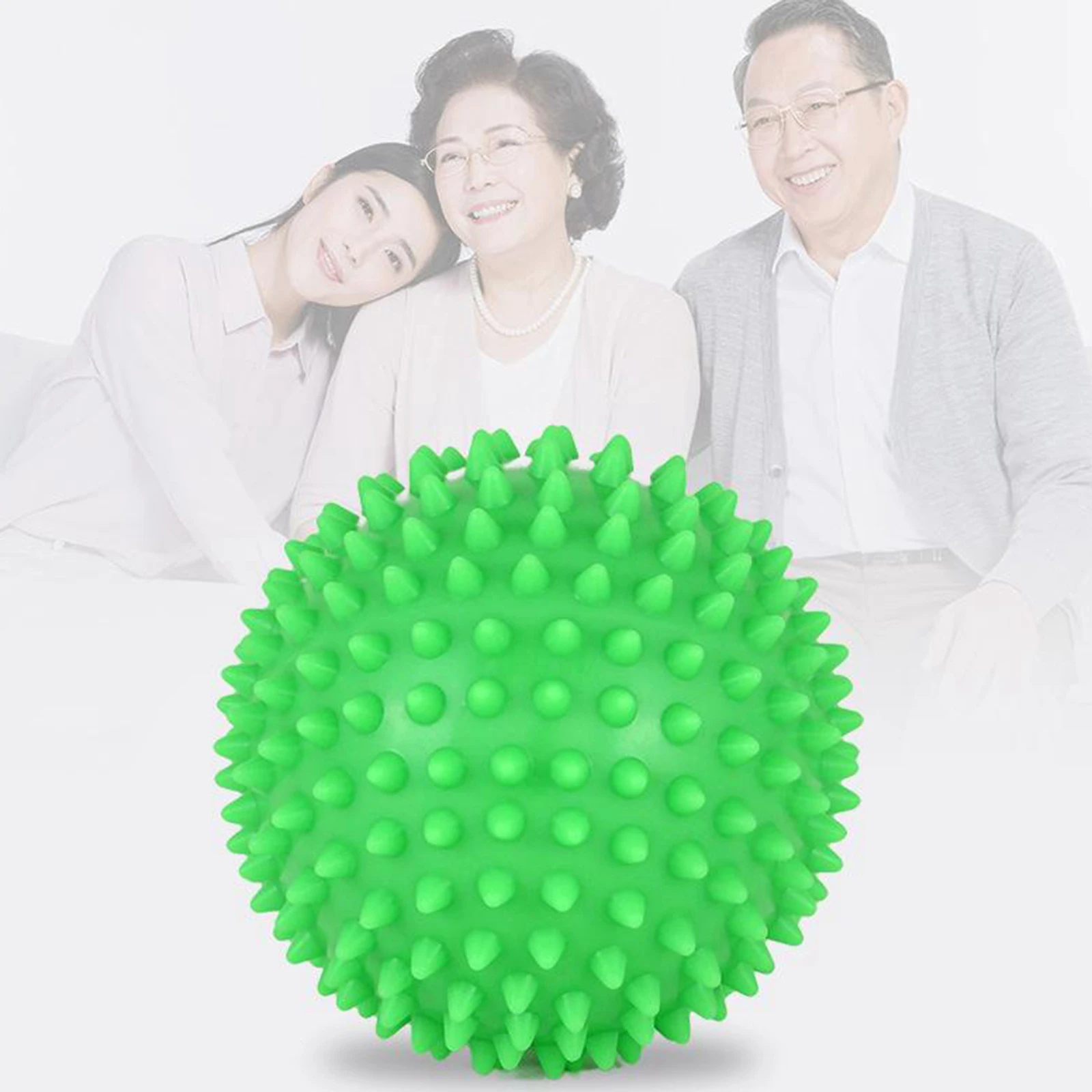 Feet Spiky Massager Ball for Body Deep Tissue Trigger Point Blood Circulation 9cm Diameter Small Size