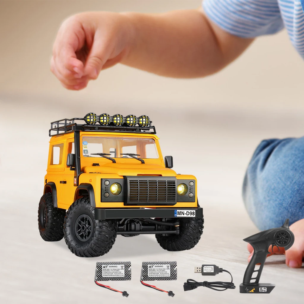 1/12 RC MN98 Rock Crawler 2.4G Off-Road Truck High-Speed All Terrain Model Grade RTR for Adults