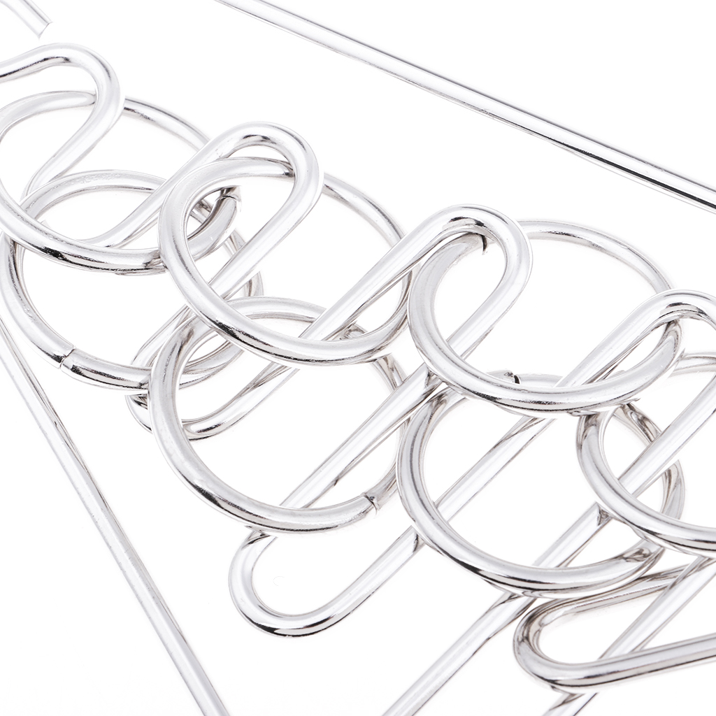 Metal Wire Puzzle IQ Brain Test Toy Teaser Ring Magic Puzzle Game Toy for Adults Kids Magic Trick Education Toys