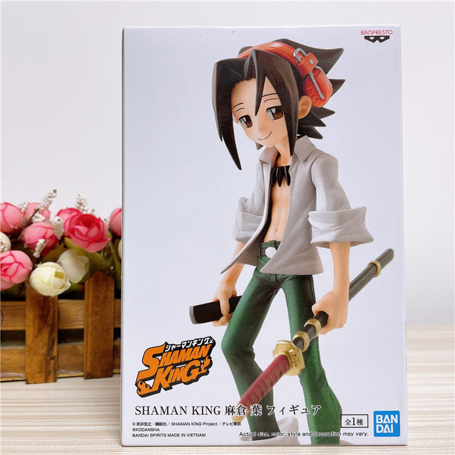 YANDING Shaman King Yoh Asakura 18CM Standing Pose Decoration Model Anime  Character Children Doll Souvenir Collection Yoh Asakura : :  Toys & Games