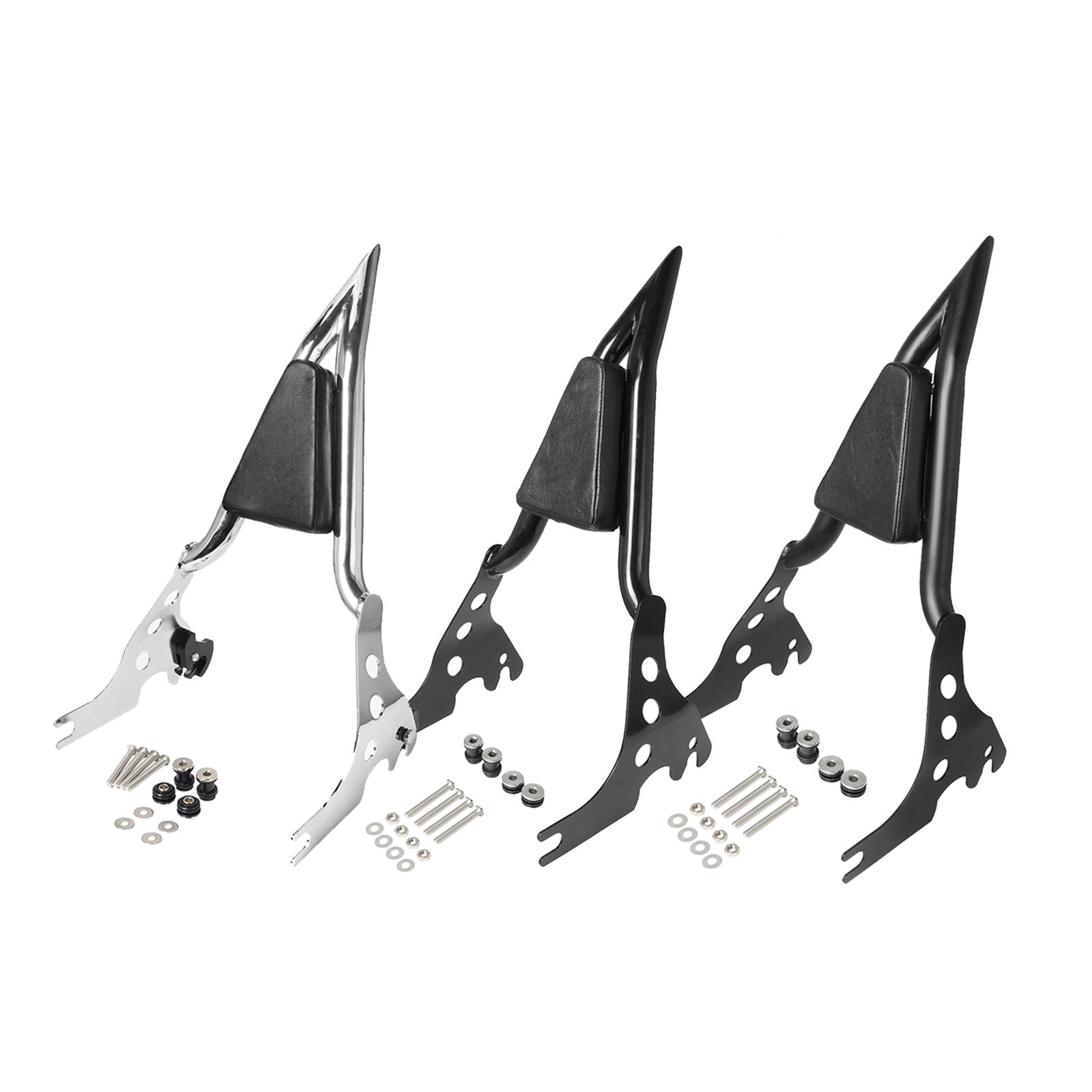 Detachable Rear Upright Passenger Backrest Cushion Hardware For Davidson XL883C XL883R Motorbike Accessories