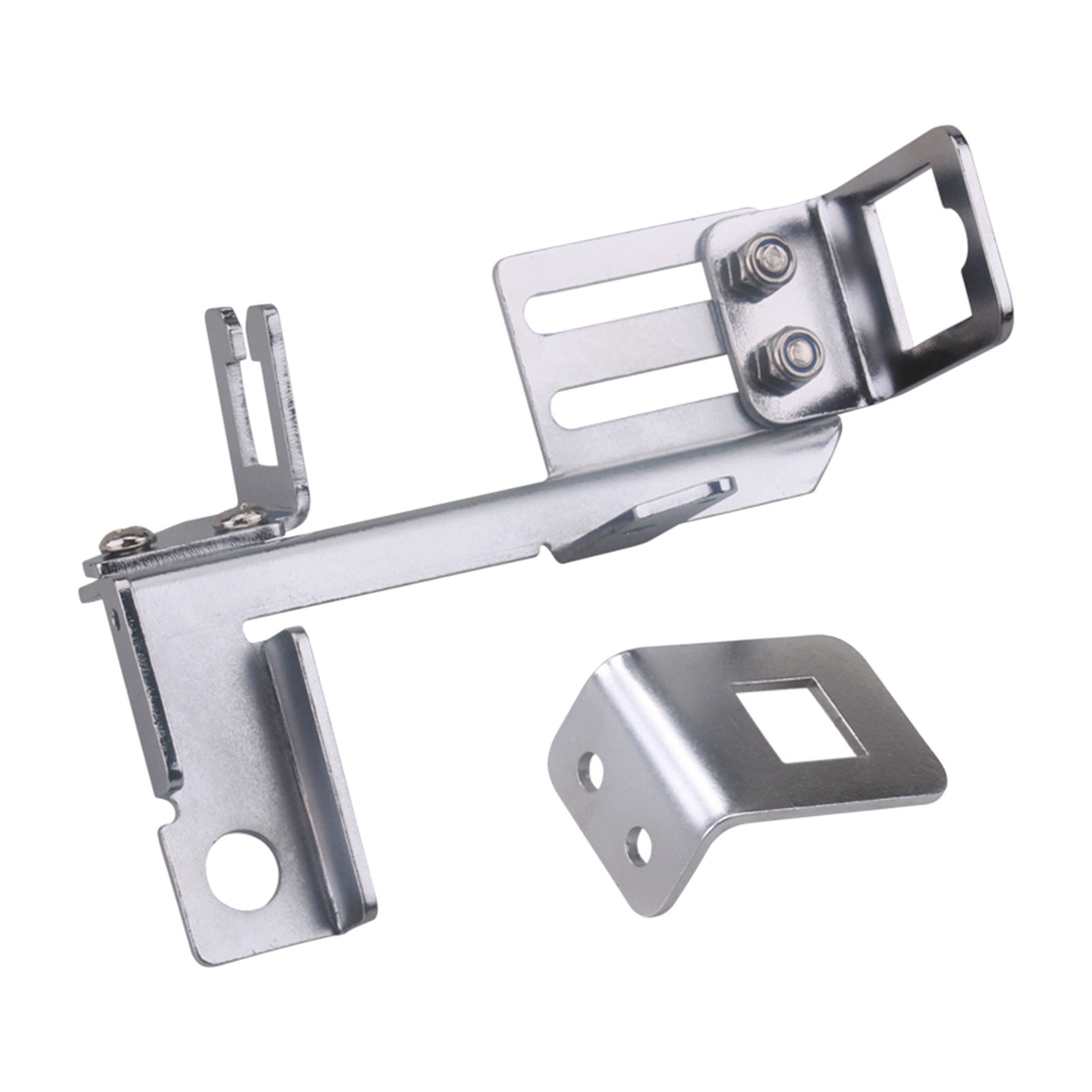 New Chrome Auto Throttle Cable Kickdown Bracket Kit Assy for Chevrolet SBC  Holley Kick Down