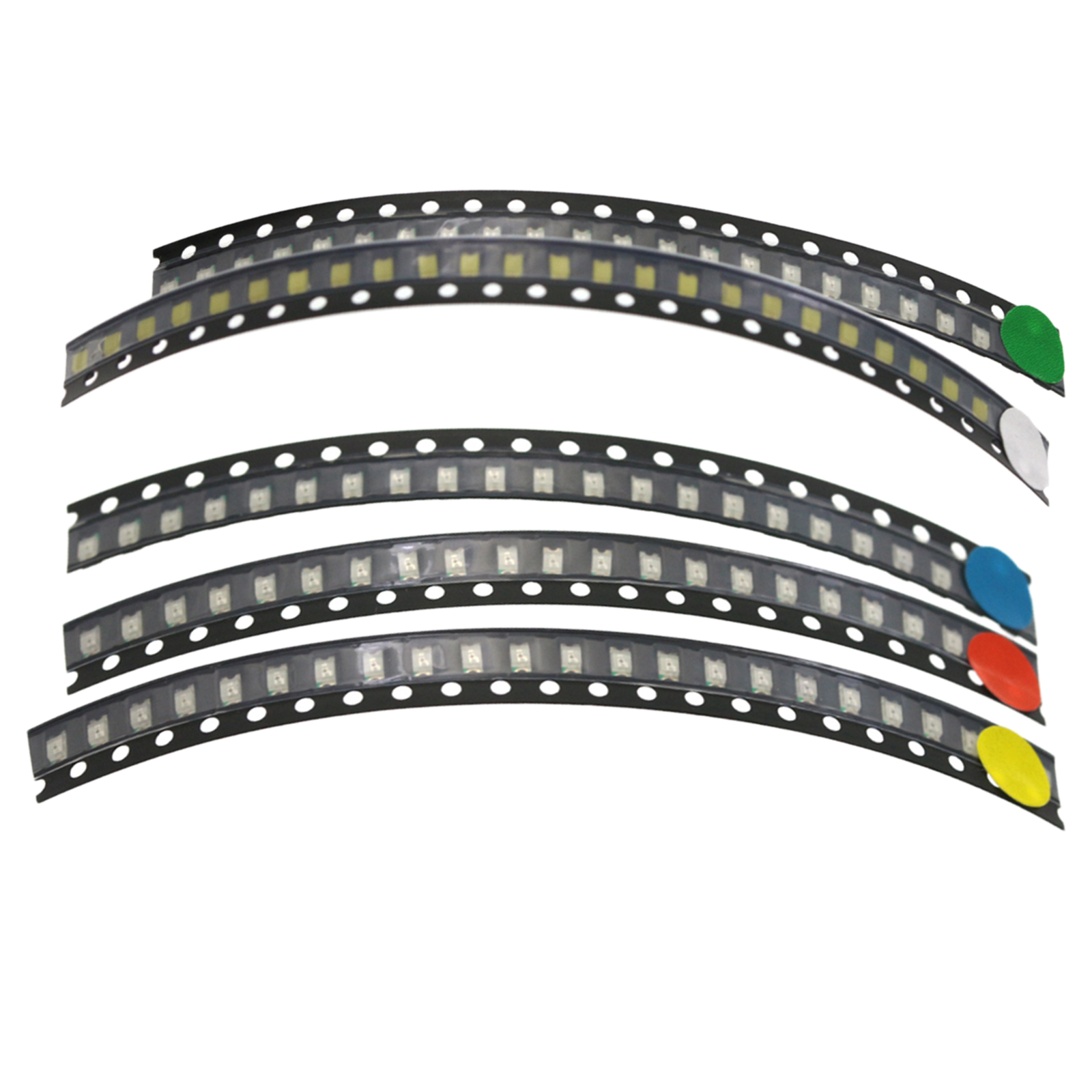 100 Pack of 0.5W 3V High Power SMD LED COB Chip Lights Beads 5 Colors LED Diode Components