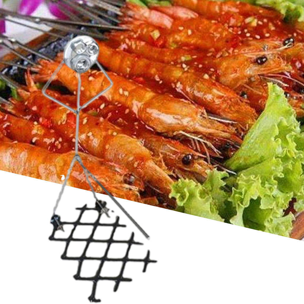 BBQ Stainless Steel Rack Roster Funny Hot Dog Sausage Stand Holder Grill