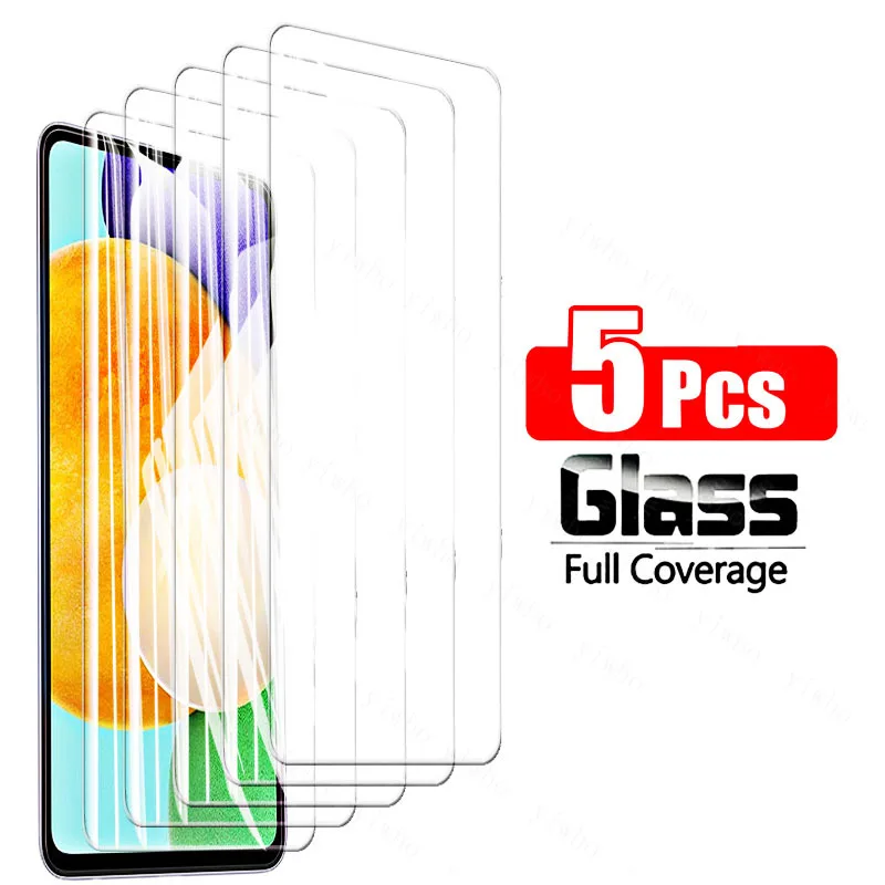Full Glue Tempered Glass on For Samsung Galaxy A52 5G Screen Protector Glas for Samsung A52 A 52 52A Protective Film Camera Lens phone screen protectors