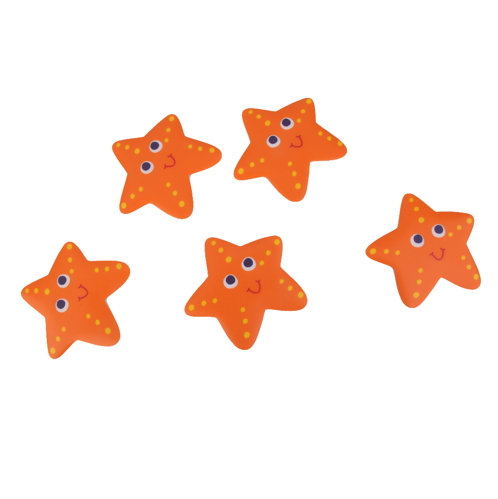 Lot of 5, Bathroom Bathtub Sticker Non- Anti-skid Shower Decal Cute