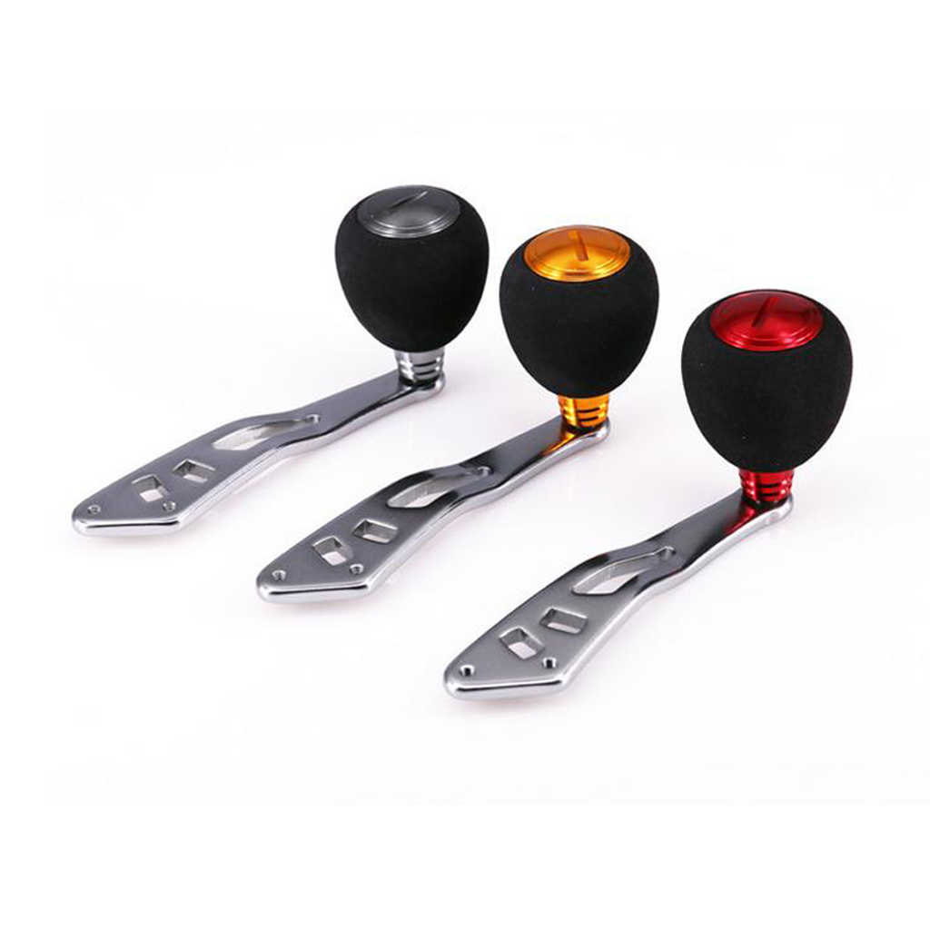 Metal Fishing Reel Handle EVA Knob Baitcasting Reel Handle Replacement for S/D/A Reels