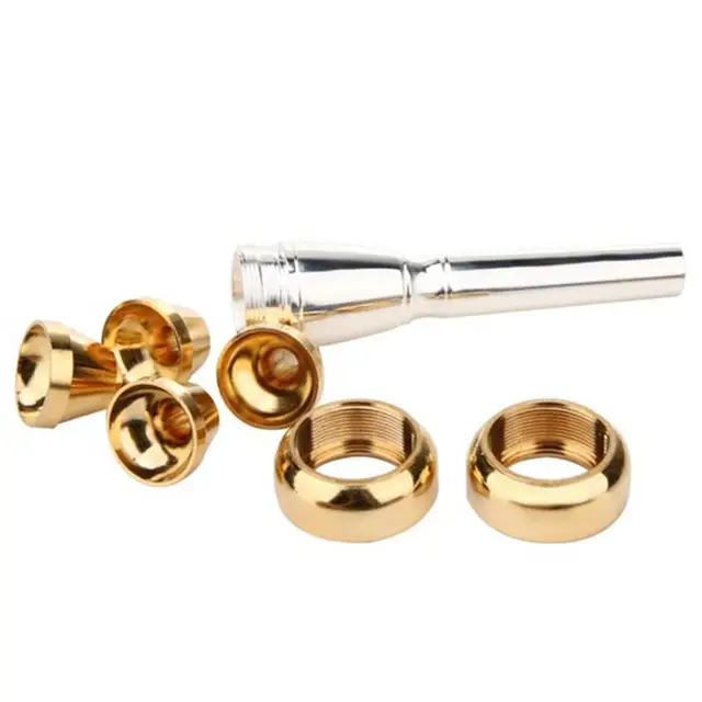 4 Size Professional Trumpet Mouthpiece Accessories for 3C 5C 7C 1-1/2C  Nozzle Trumpet