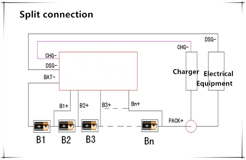 Board, equilibrado BMS, LTO, 2.4V, 4S, 5S, 6S, 7S, 8S, 9S, 10S, 15A