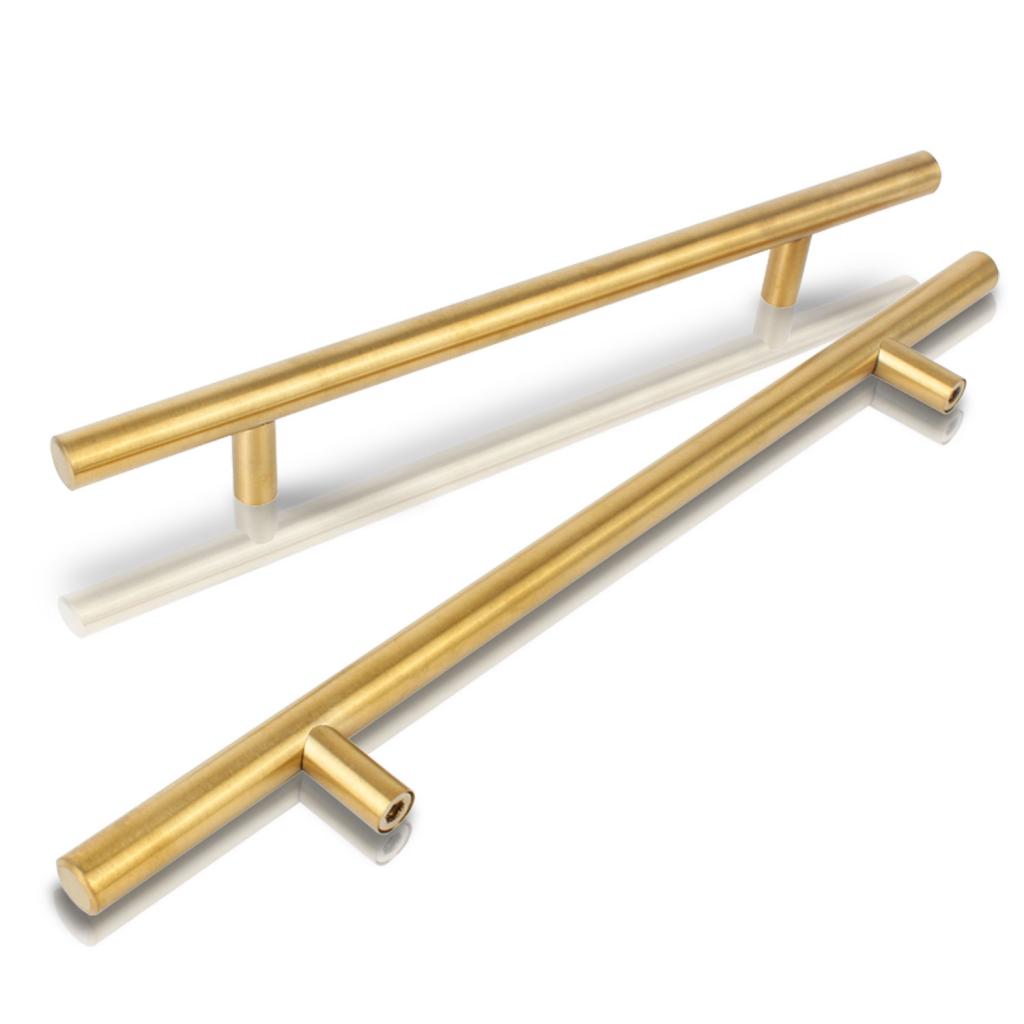 T-BAR Golden Knob Handle Pull door drawer cupboard cabinet wardrobe Handles