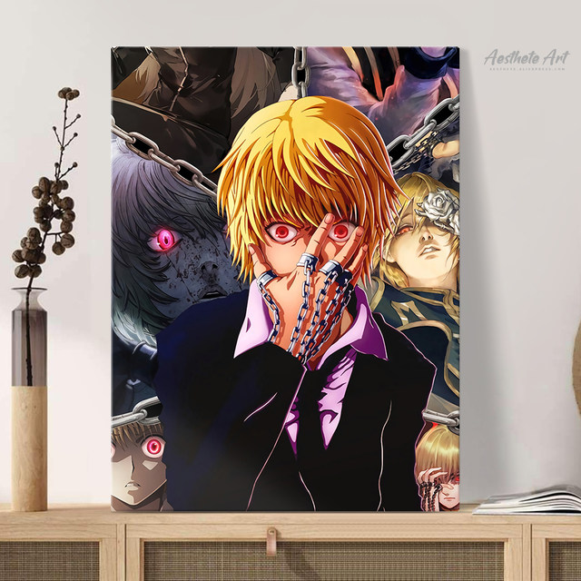 Poster Fotográfico Adesivo Anime Hunter X Hunter Kurapika