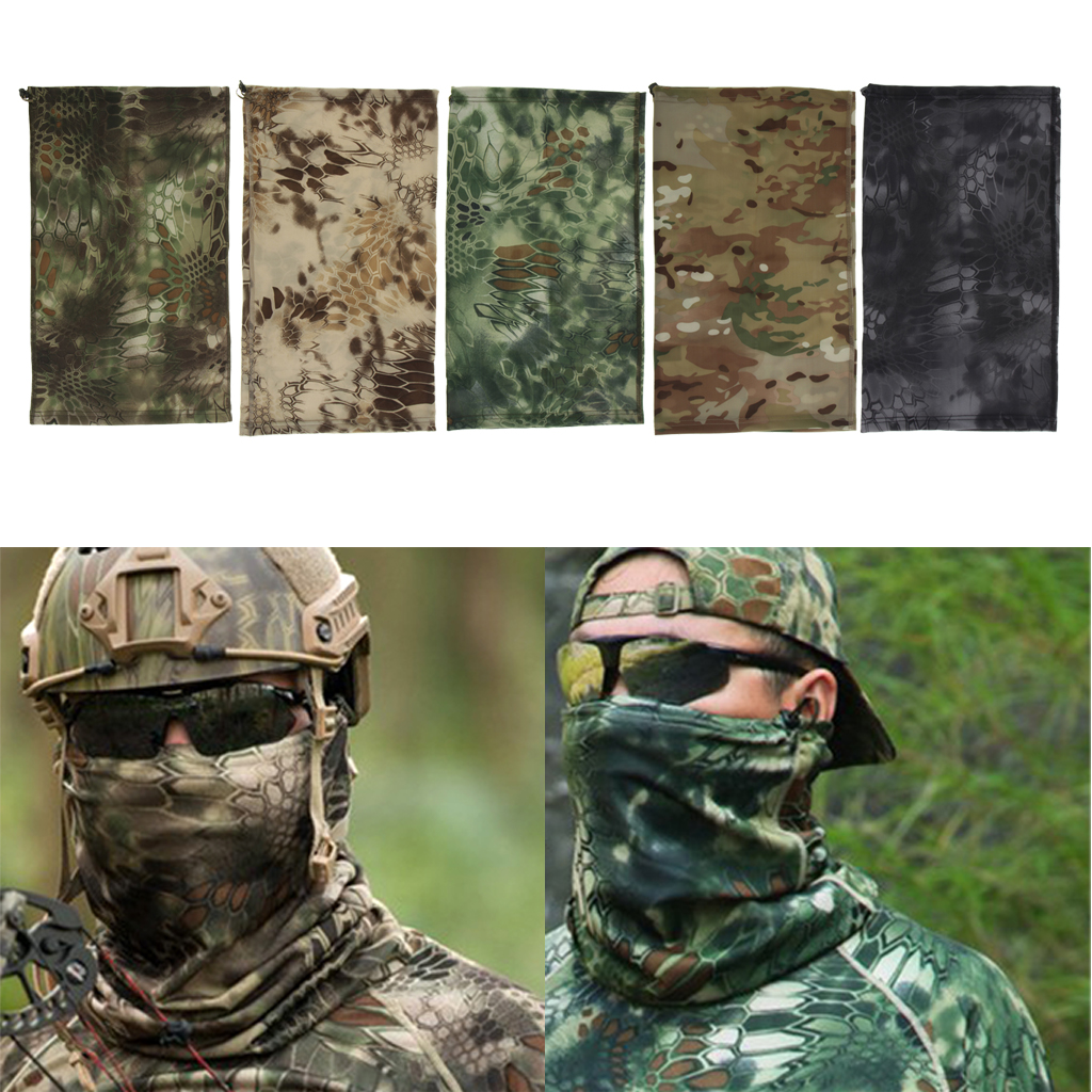 Outdoor Sports Headwear Headband Neck Gaiter Sweatband Bandana Face  Head Wrap Magic Scarf Fishing Hunting