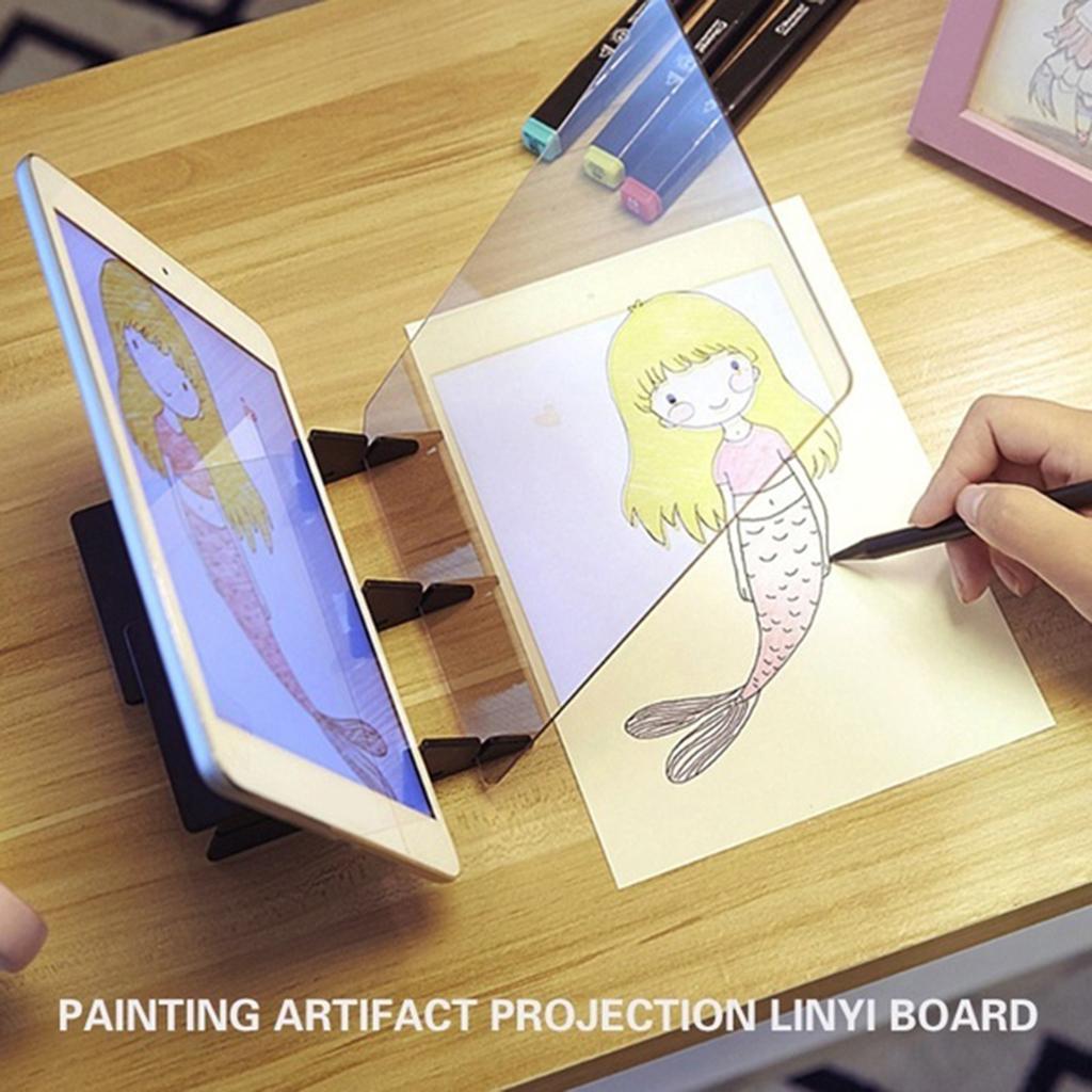Optical Painting Board Tracing Drawing Panel Imaging Tracking Sketch For Kids