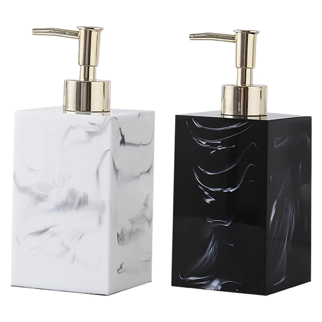 500ml Bathroom Countertop Plastic Pump Bottle 500ml Lotion Shampoo Dispenser