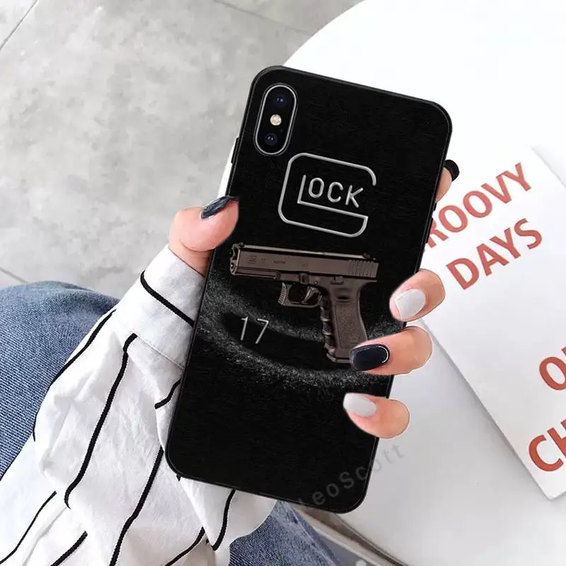 Glock Handgun Phone Case for iPhone 11 12 13 mini pro XS MAX 8 7 6 6S Plus X 5S SE 2020 XR best iphone 13 pro max case