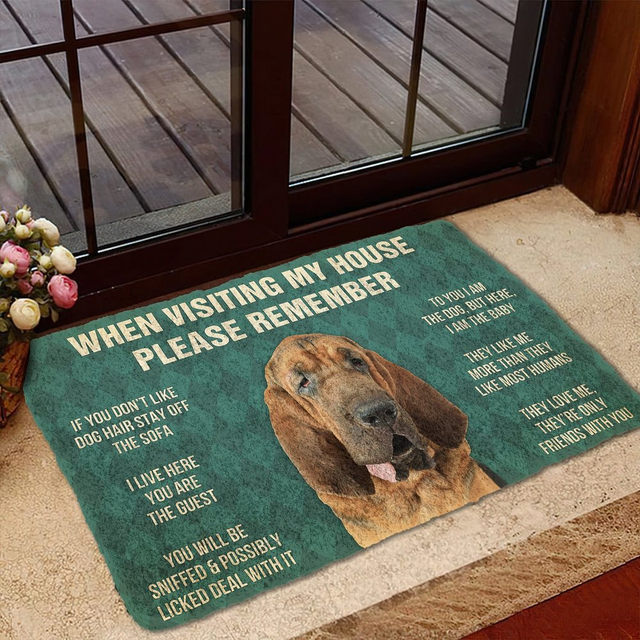 CLOOCL Please Remember Portuguese Water Dog Doormat Decor Print