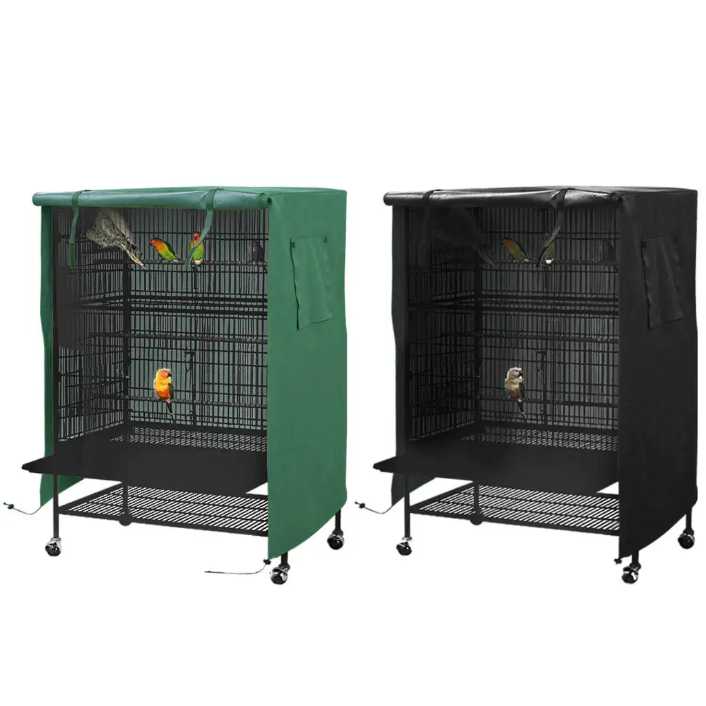 Bird Cage Cover Dustproof Waterproof Aviary Cover Good Night Pet Protection Cover Shell Guard for Animal Cages Budgies Parakeets