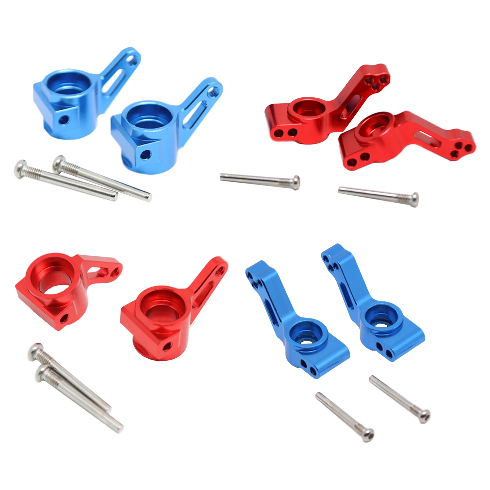 1 Pair Metal RC Steering Blocks for 1/10 RC Model Car Vehicle Modified Parts